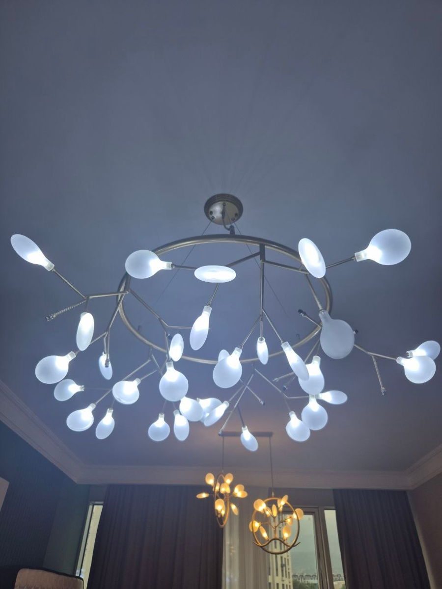 Люстра-светлячки, реплика Moooi Heracleum, около 35 рожков G4